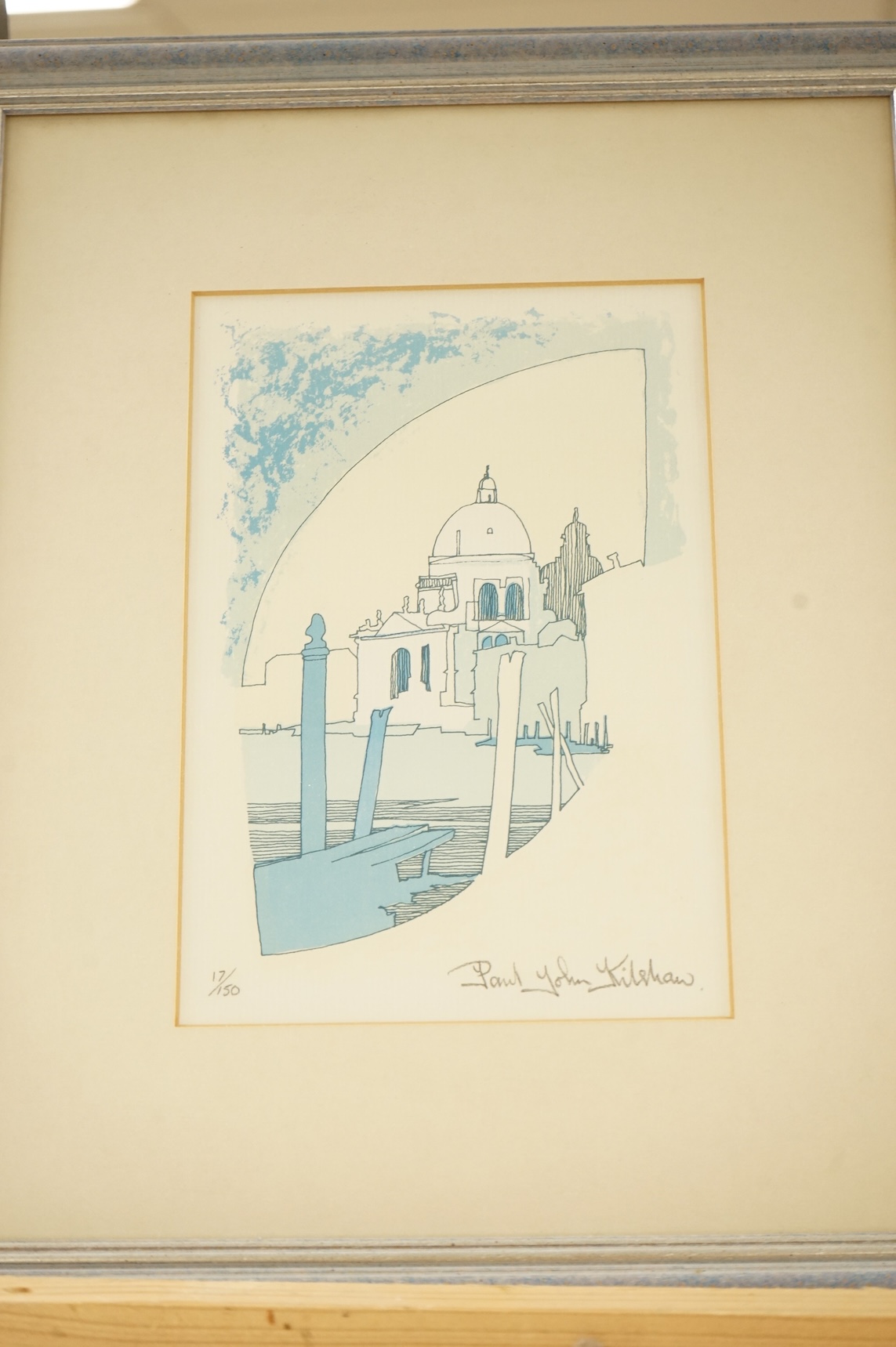 Paul John Kilshaw (b.1947), Venetian scenes comprising St Marks Square and Canal with gondola, signed and limited edition 17/150, set of three colour prints, 20 x 28cm